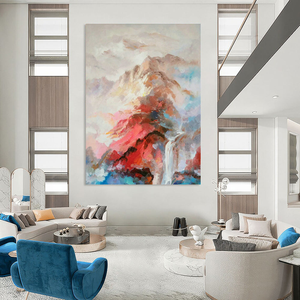 Hand - Painted Large Abstract Decor for Office & Hallway DLZ1355