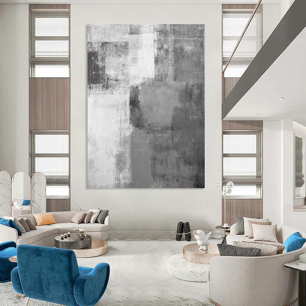 Hand - Painted Custom Abstract Art for Cottage Entryway & Bedroom DLZ0569