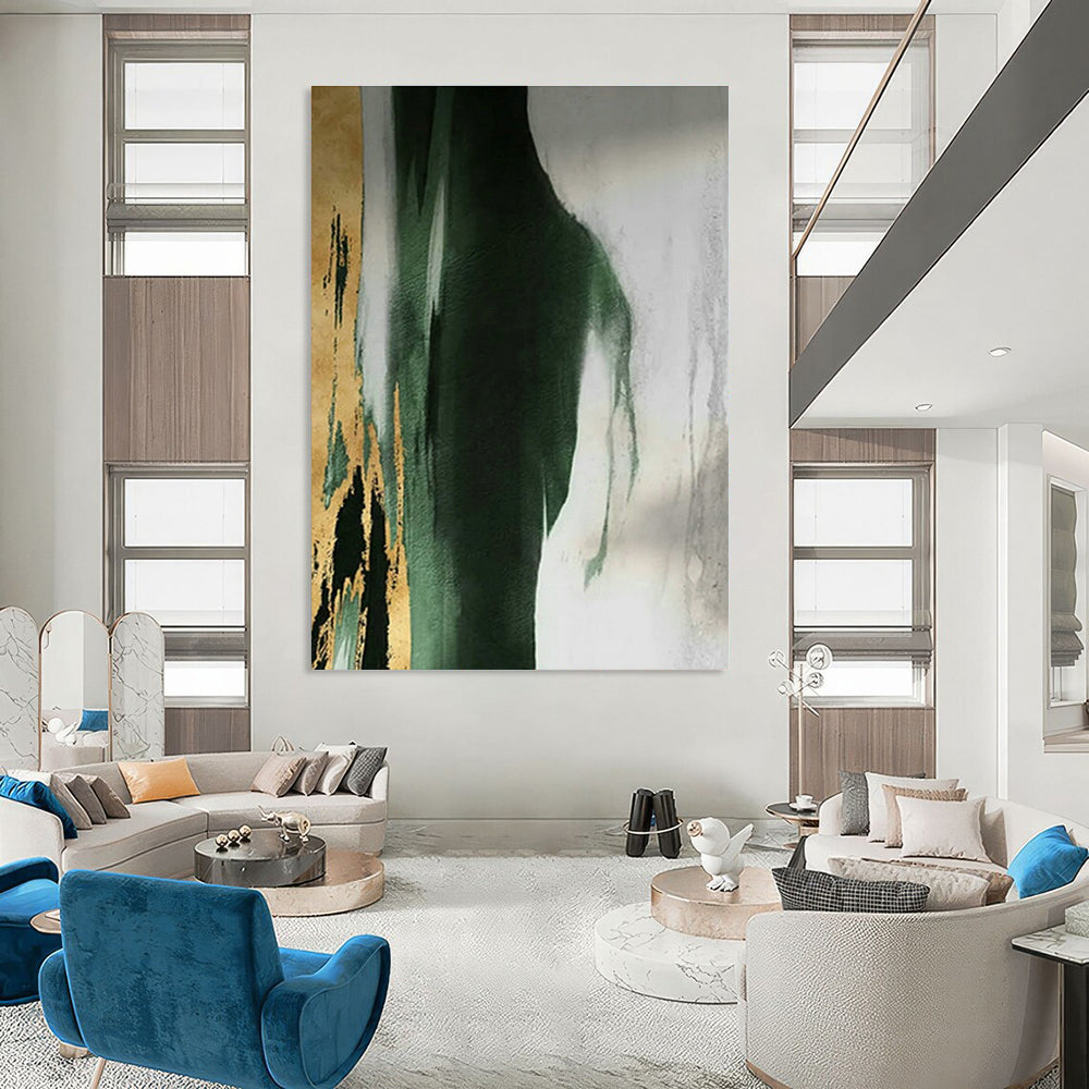 Custom Hand-Painted Abstract Art for Bedroom and Entryway DLZ1485