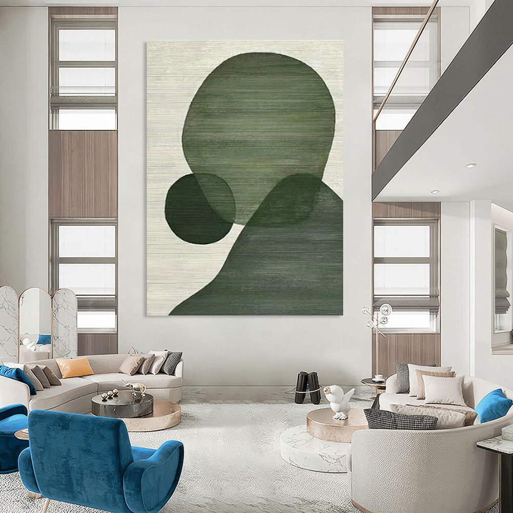 Custom-Sized Handmade Abstract Art for Office & Hallway DLZ1434