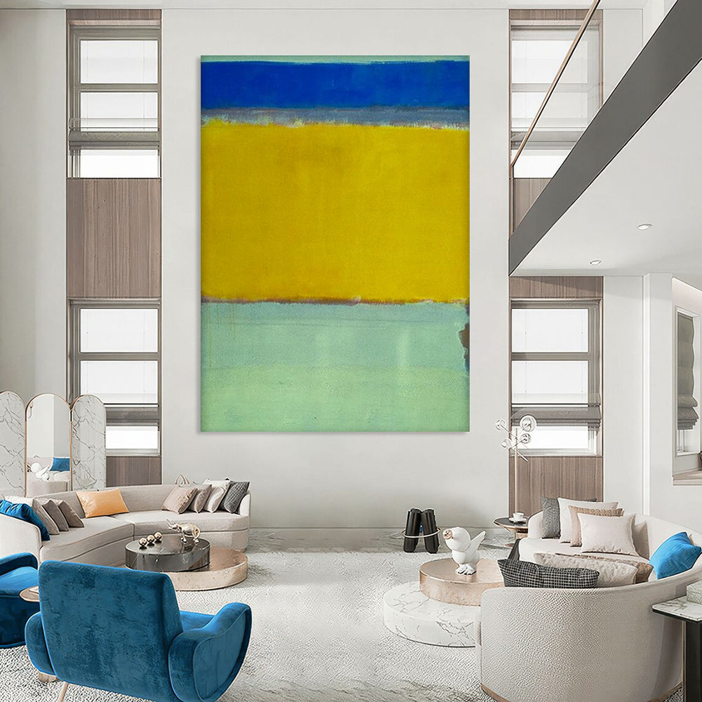 Oversized Hand-Painted Abstract Art for Bedroom & Dining Room DLZ2330