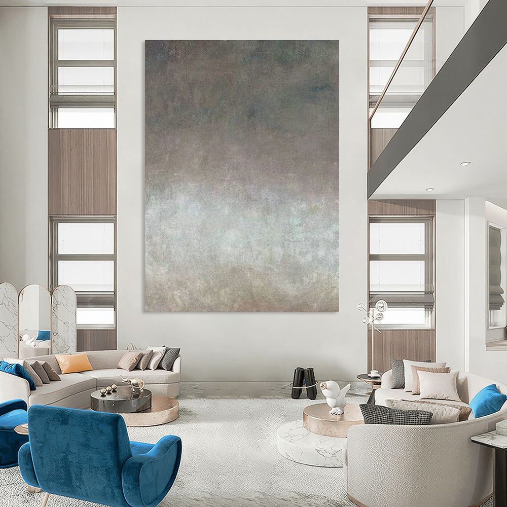 Grand - Sized Custom Abstract Canvases for Cottage Office Loft Ladder Sides & Bedroom Walk - in Shower Bench Tops DLZ0885