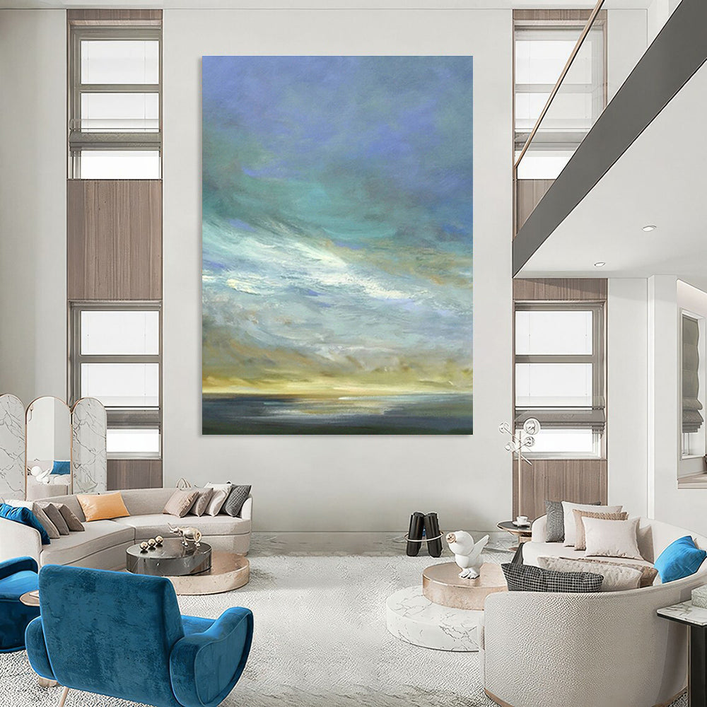 Handmade Abstract Oil Painting, Elevating the Style of Bedroom and Dining Room DLZ0961