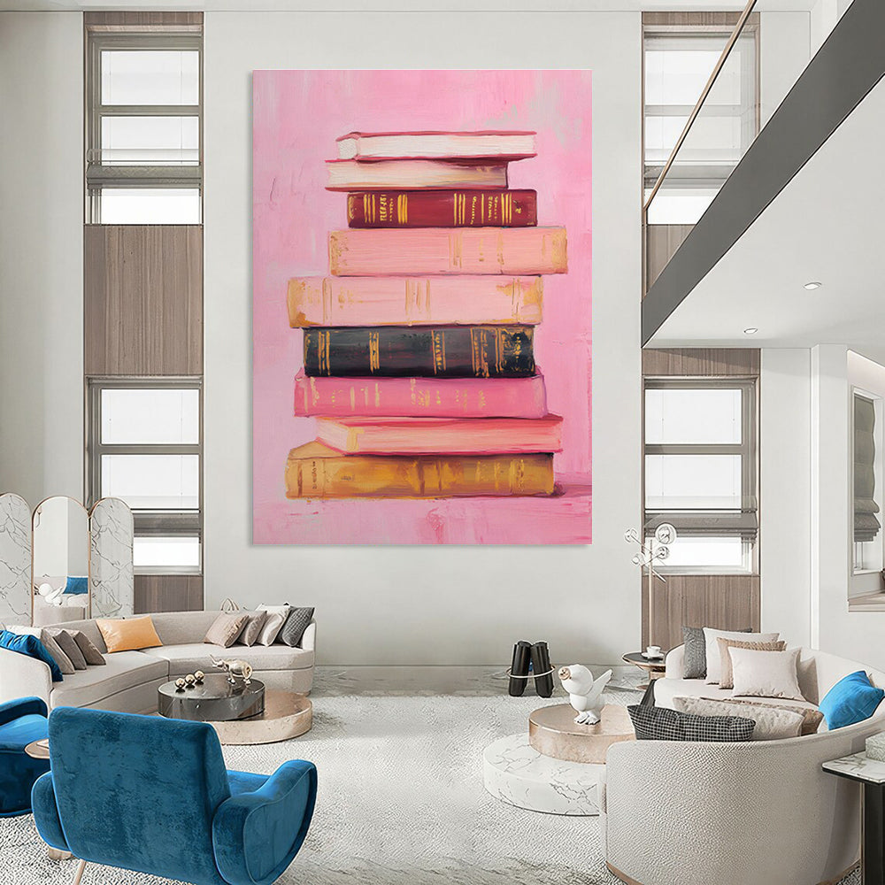 Oversized Hand - Painted Abstract Canvases for Office & Bedroom DLZ0657