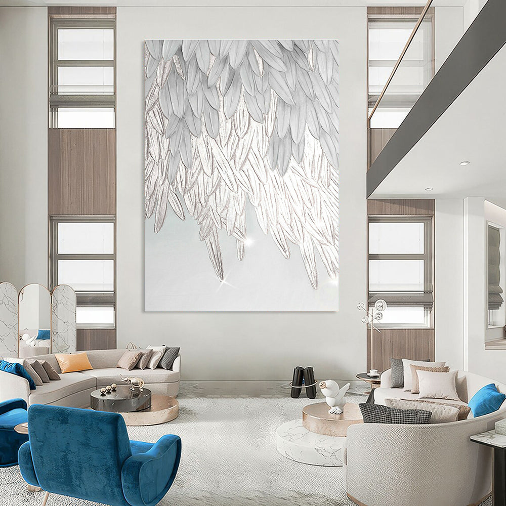 Extra - Large Custom Abstract Canvases for Dining Room Buffet Walls & Office Pantries DLZ0667