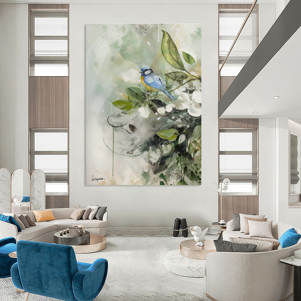 Enormous Custom Abstract Wall Art for Entryway & Dining Room DLZ1092