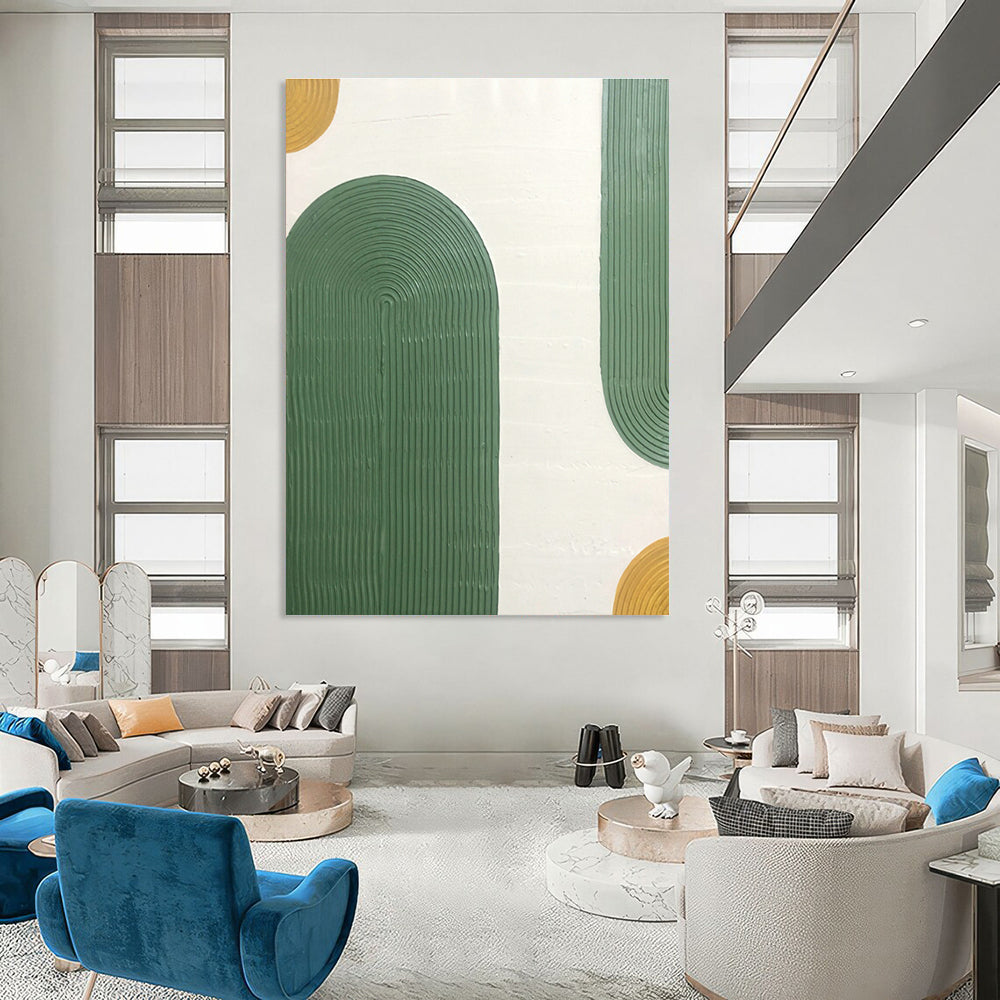 Large Hand-Painted Abstract Artwork for Living Room & Hallway DLZ1177