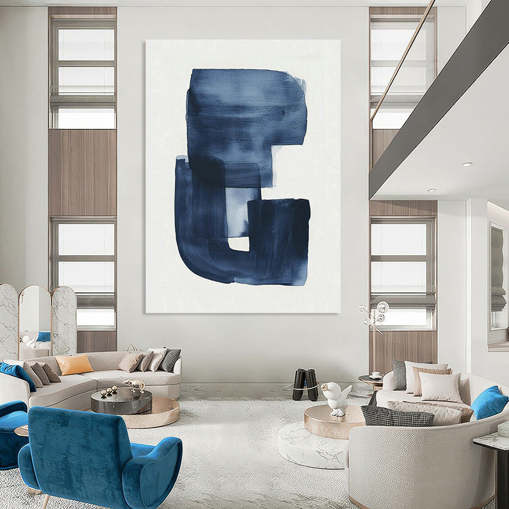 Handmade Abstract Wall Art for Cottage Office and Cottage Entryway DLZ1629