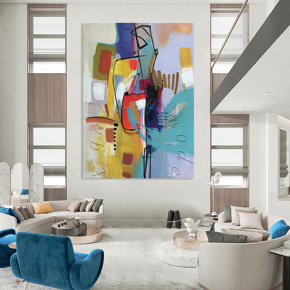 Hand-Crafted Abstract Wall Decor for Cottage Living Room Book Stacking Wall & Office Keyboard Drawer Wall DLZ1776