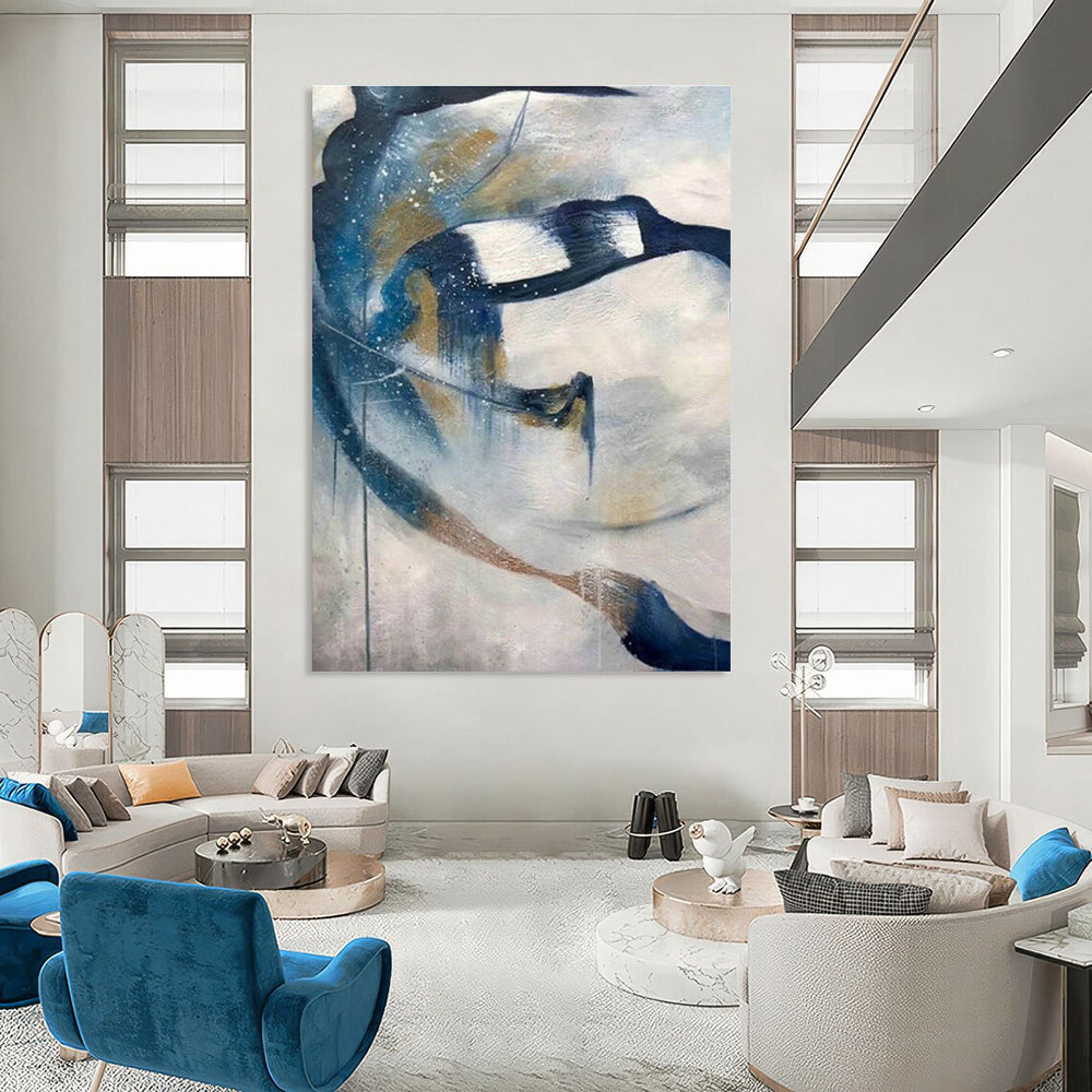 Mega - Giant, Interactive - Soundscape Custom Abstract Canvases for Bedroom Relaxation DLZ0490