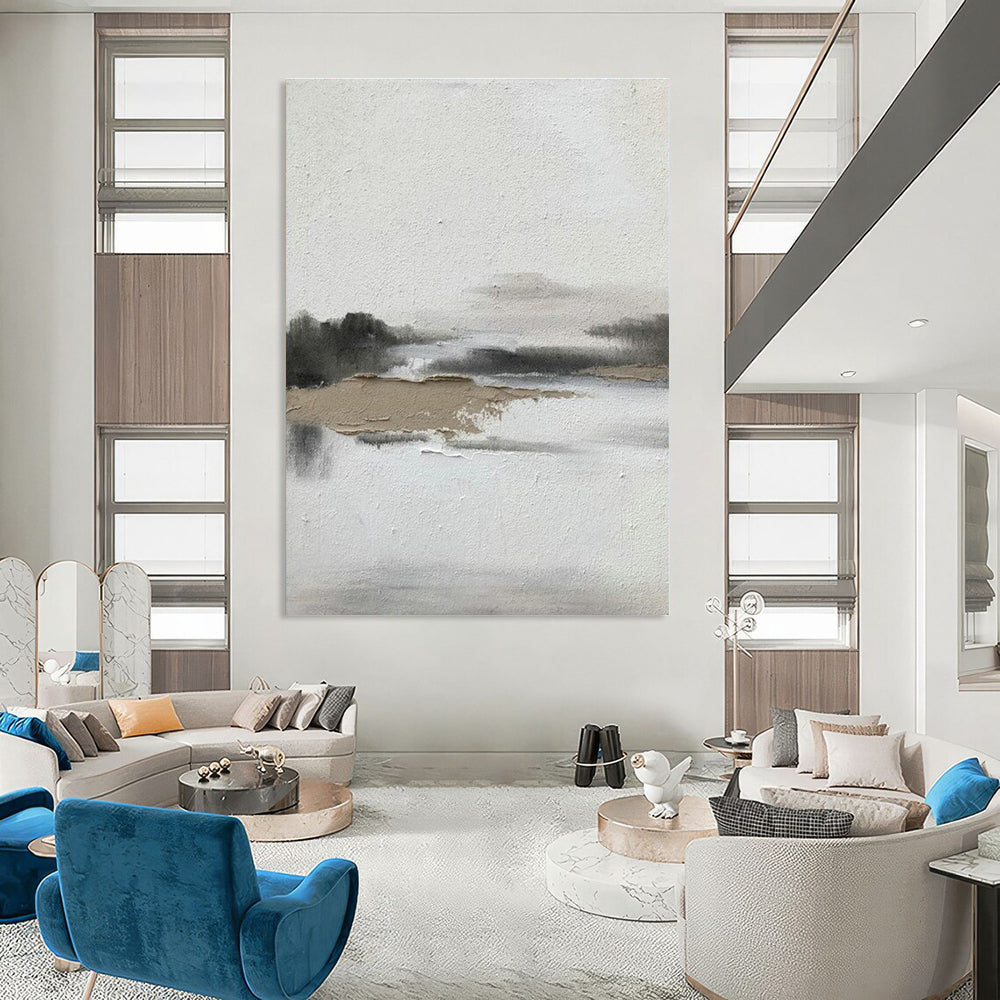 Custom Abstract Canvas for Bedroom Reading Nook & Office Pantry DLZ2372