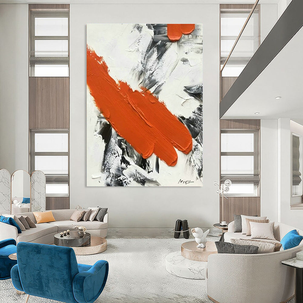 Original Handmade Abstract Canvas for Entryway and Living Room DLZ1458