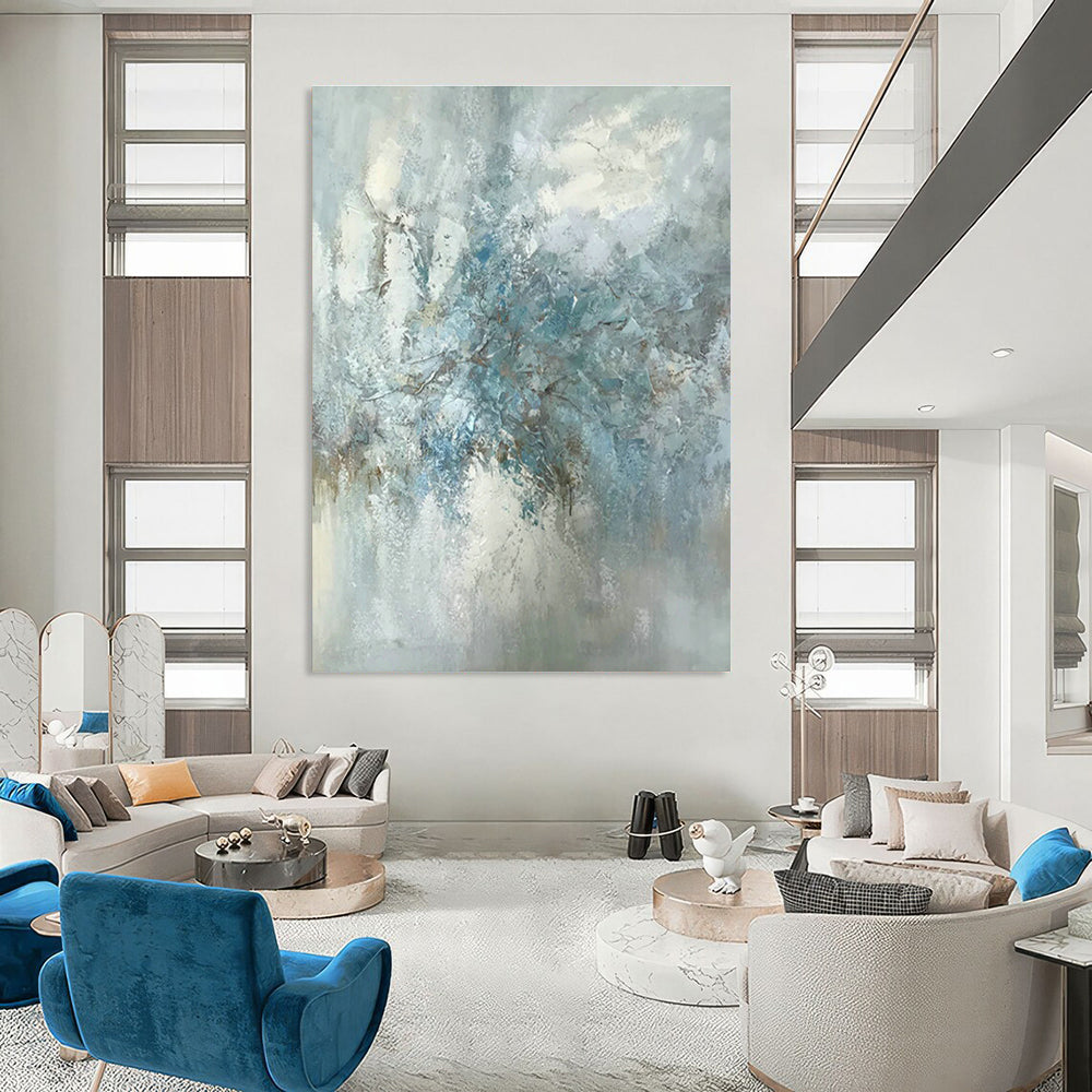 Enormous, Solar - Powered Custom Abstract Art for Office Sustainability DLZ0475