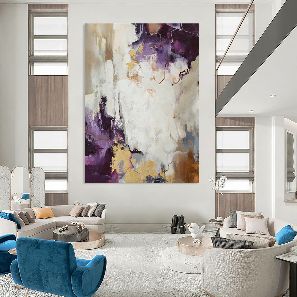 Gargantuan Custom Abstracts for Entryway Grandeur DLZ0398