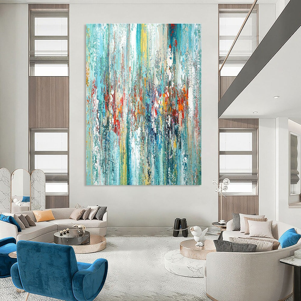 Enormous - Scale Custom Abstract Art for Office Creativity DLZ0441