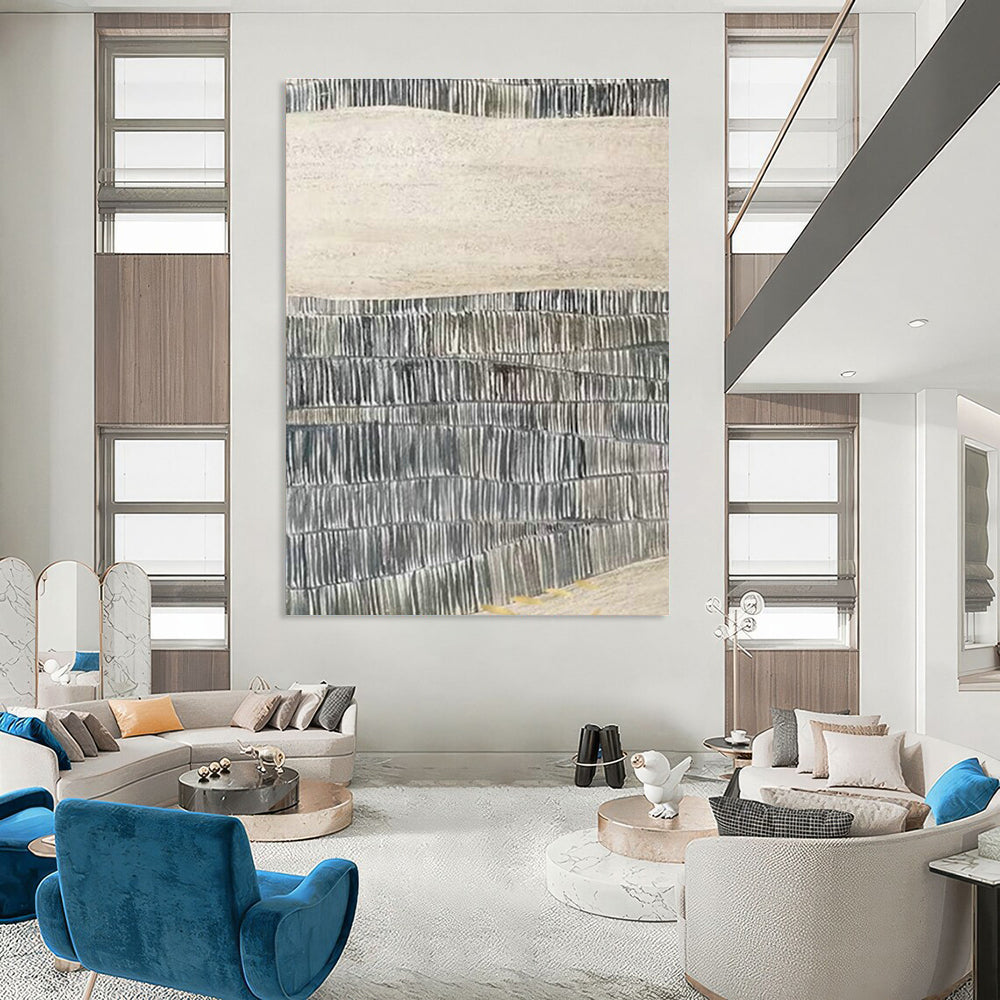 Hand-Crafted Abstract Wall Decor for Living Room and Cottage Office DLZ1606