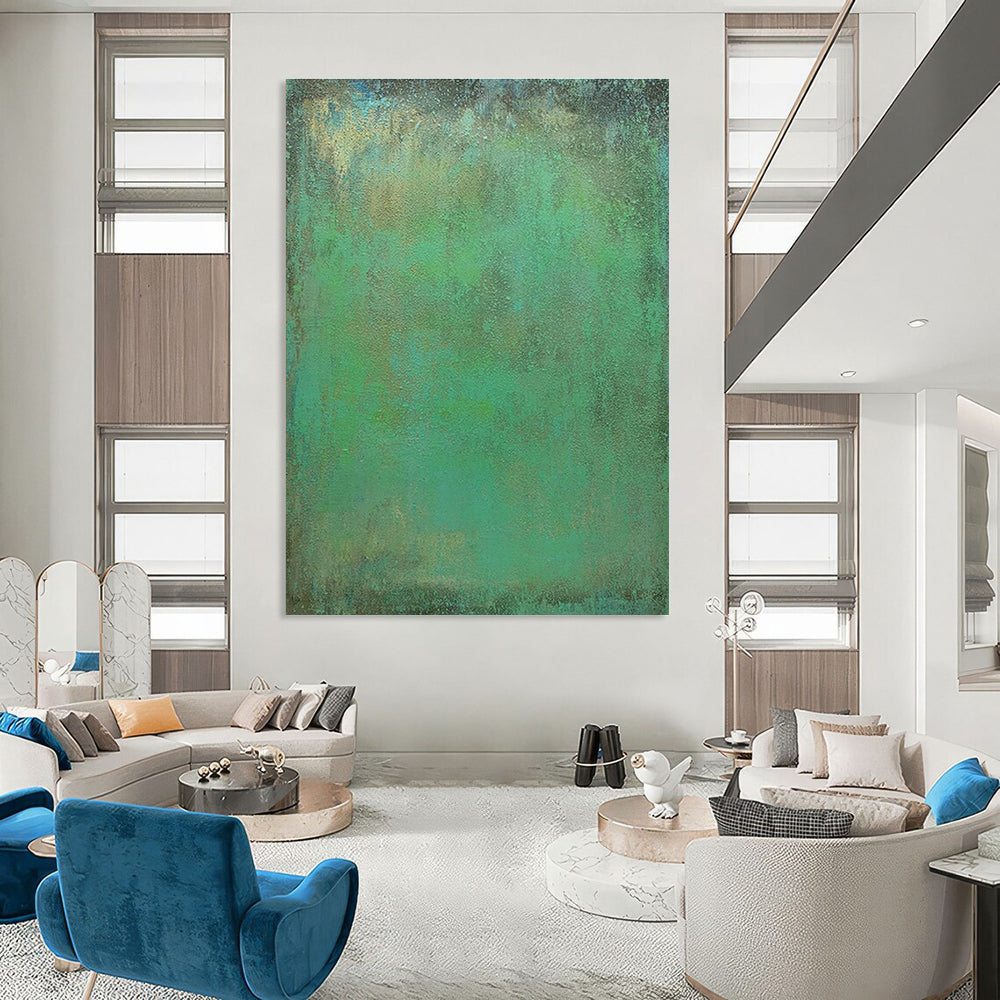 Custom-Made Immense Abstract Wall Hanging for Cottage Office & Entryway DLZ1220