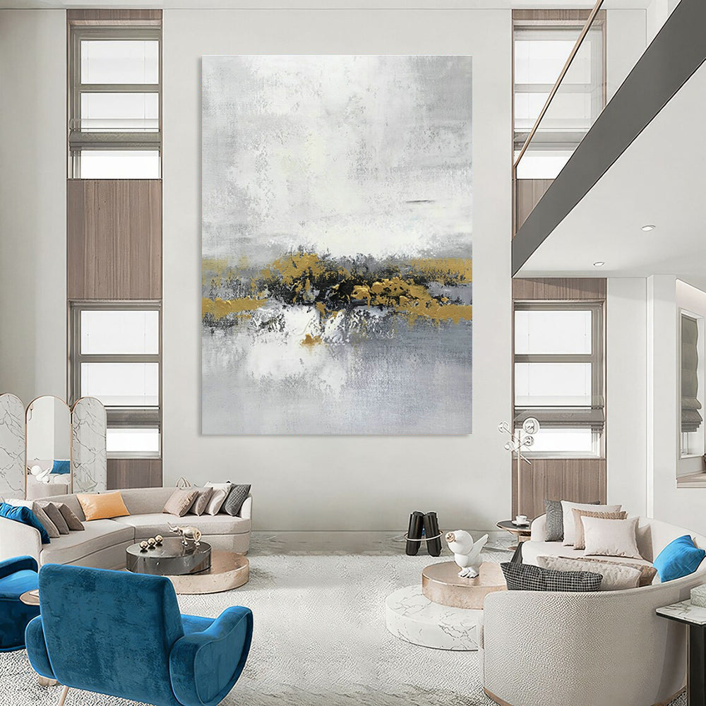 Custom - Crafted Hand - Painted Abstract Art for Bedroom & Cottage Office DLZ0572