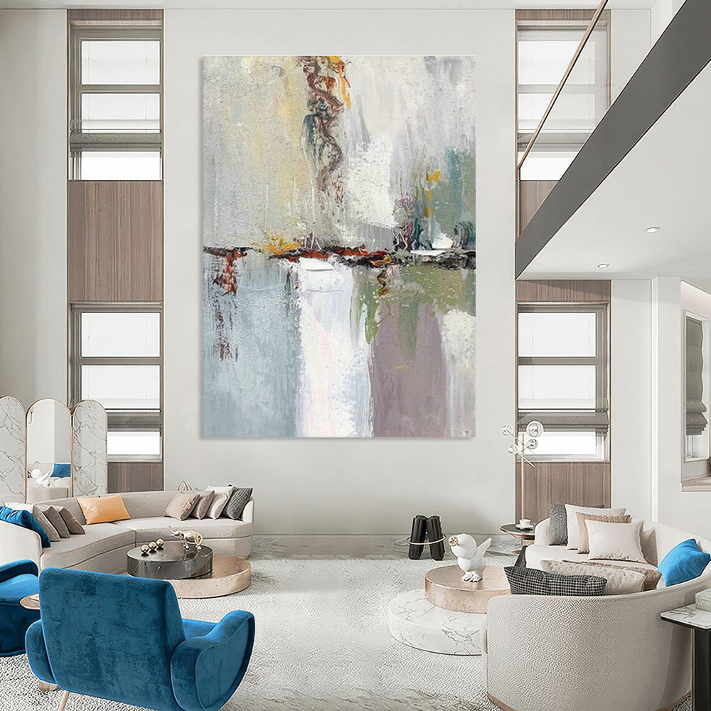 Colossal Custom Abstract Paintings for Bedroom Dressing Chambers & Office Reception Lobbies DLZ0611