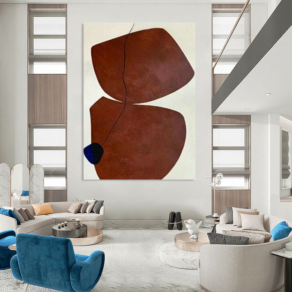 Large Handmade Abstract Painting for Dining Room & Bedroom DLZ2019
