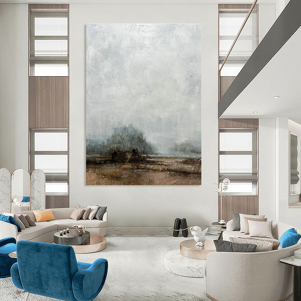 Vast Dimension Custom-Tailored Hand Painted Abstract Wall Decor for Hallway & Entryway DLZ2210