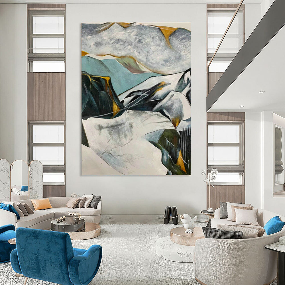 Gigantic - Ultra, Virtual - Reality - Ready Custom Abstract Art for Office Training DLZ0493