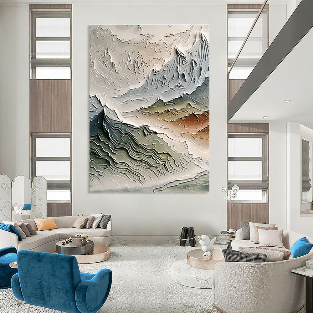 Custom-Made Large Abstract Wall Art for Office & Hallway DLZ0988