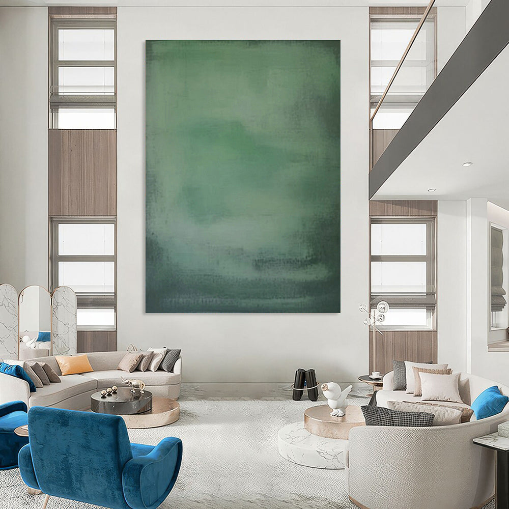 Custom Hand - Painted Abstracts for Office Utility Closets & Cottage Living Room Window Blinds DLZ0896