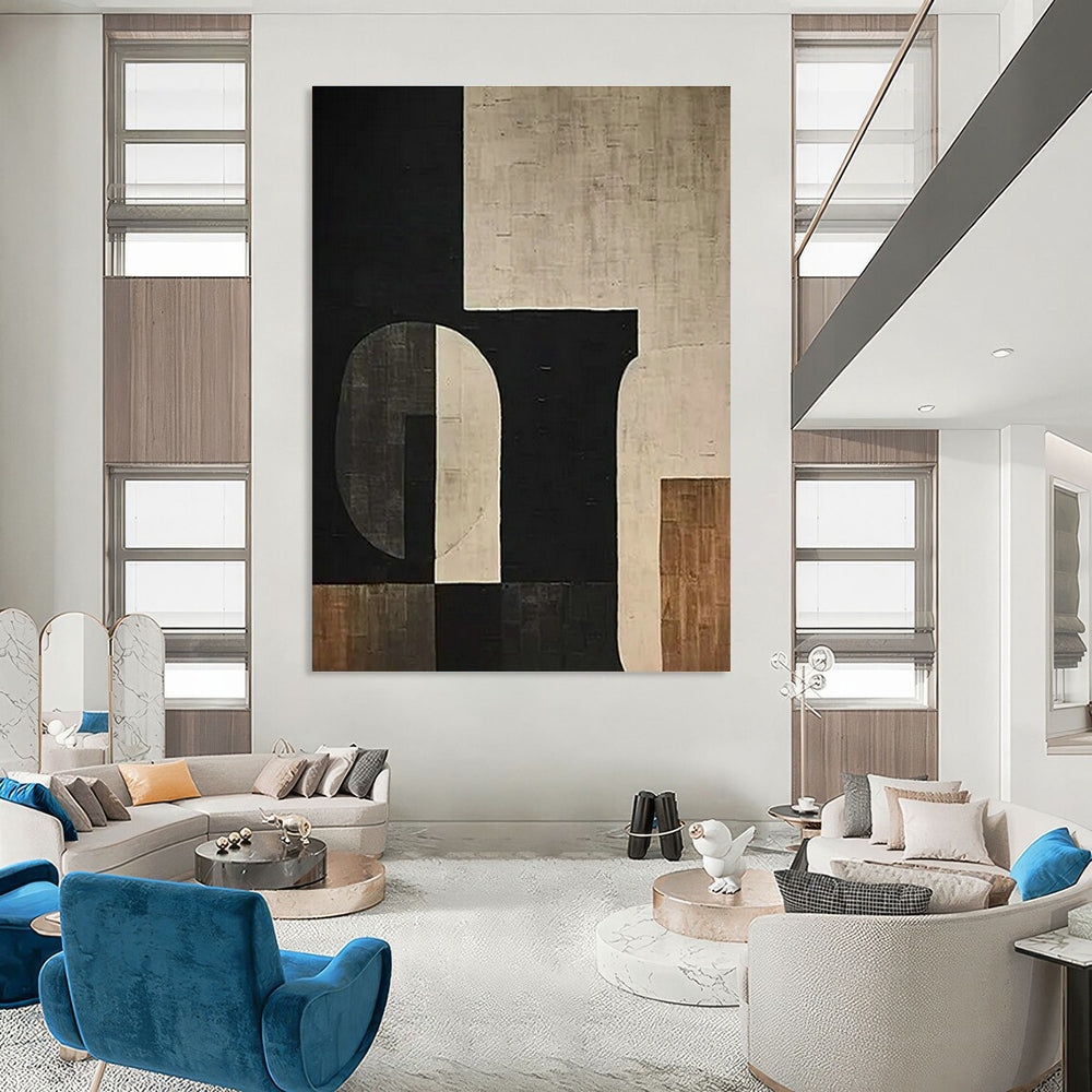 Handmade Abstract Wall Art for Cottage Office Keyboard Stand Wall & Hallway Pet Water Bowl Niche DLZ1749