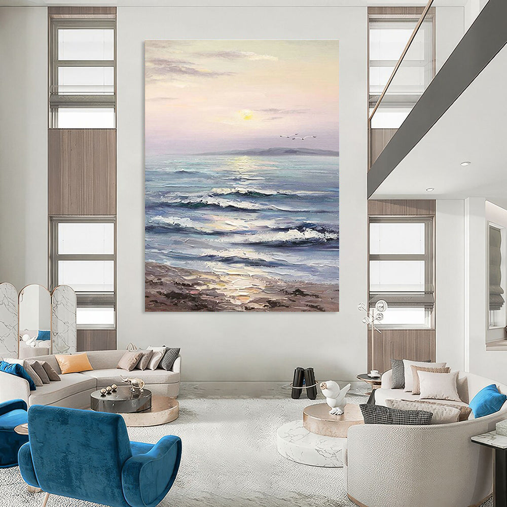 Handmade Abstract Wall Art for Hallway & Cottage Bedroom DLZ2296