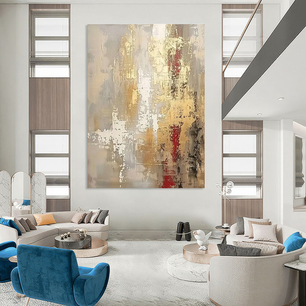 Large Customizable Handmade Abstract Wall Decor for Living Room Console Table Back Wall and Bedroom Dresser Mirror Wall DLZ1919