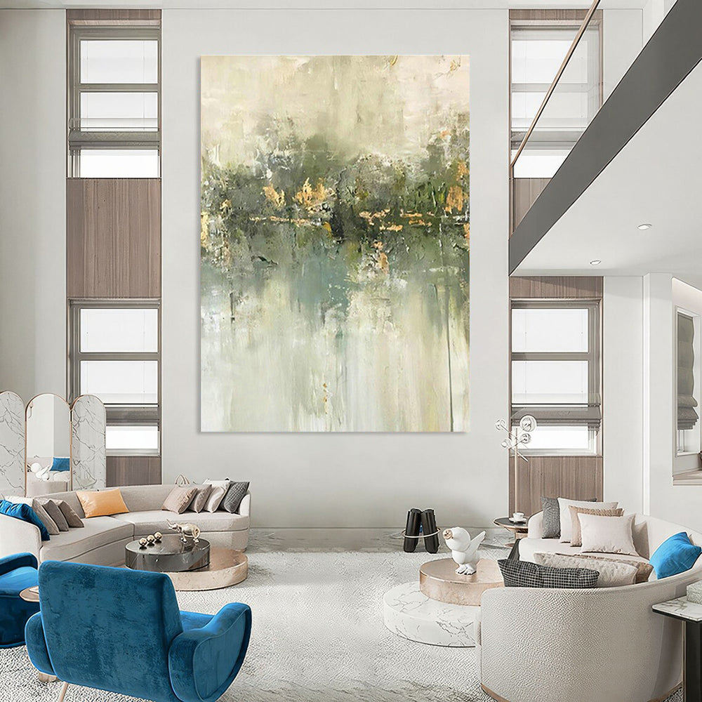 Massive Custom Abstract Paintings for Dining Room & Office Break Rooms DLZ0660