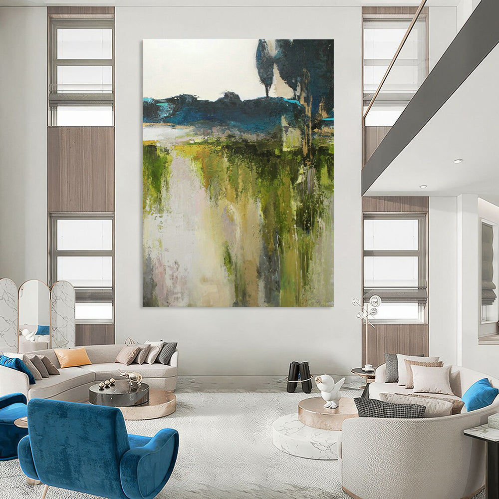 Colossal Bespoke Abstract Canvas Painting for Office & Bedroom DLZ1029