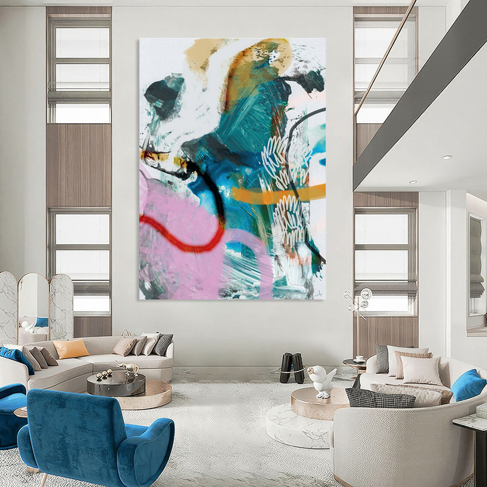 Colorful Eclectic Abstract Painting ADGE229