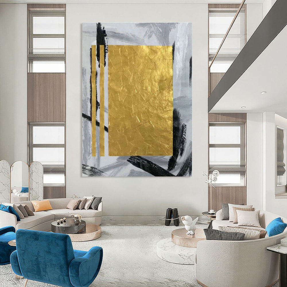 Tremendous, Time - Lapse Custom Hand - Painted Abstracts for Dining Room Intrigue DLZ0467