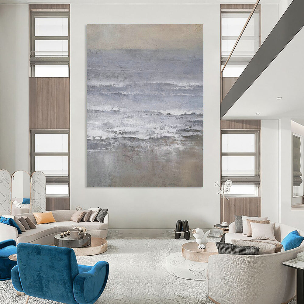 Vast Personalized Handmade Abstract Canvas for Hallway & Cottage DLZ2069