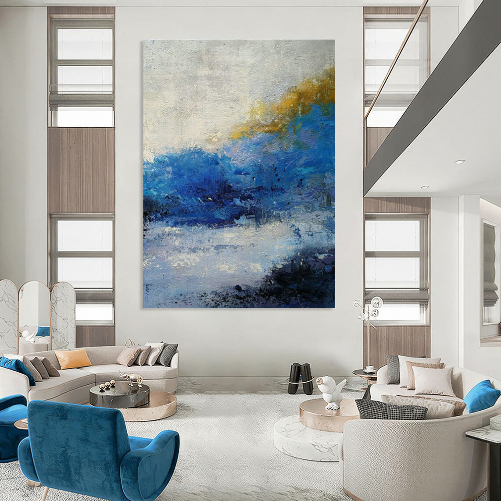 Grand - Sized Hand - Painted Abstract Murals for Office & Bedroom DLZ0560