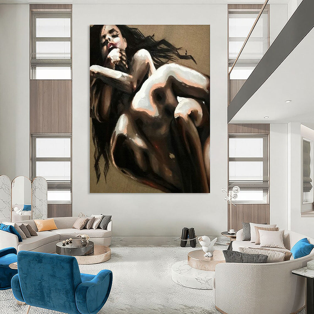 Handmade Abstract Wall Decor for Cottage Living Room & Hallway DLZ2331