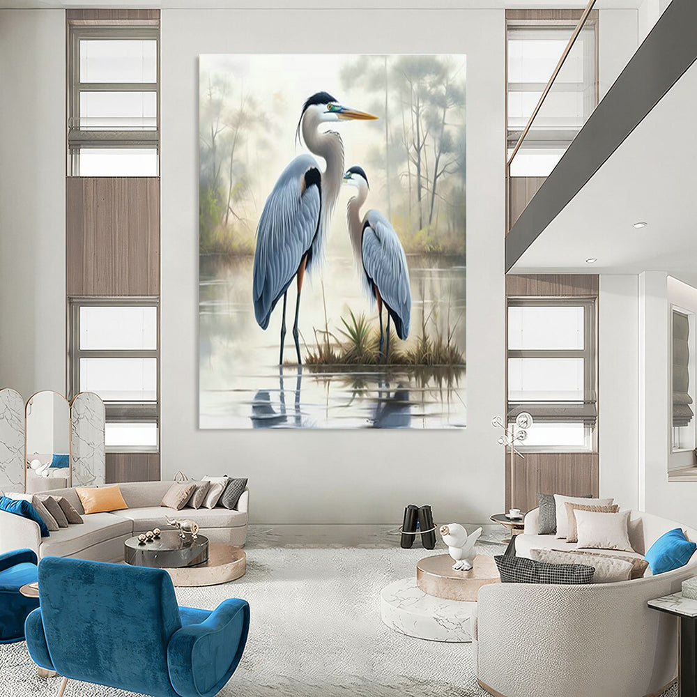 Large Custom Handmade Abstract Wall Art for Dining Room and Cottage Hallway DLZ1542