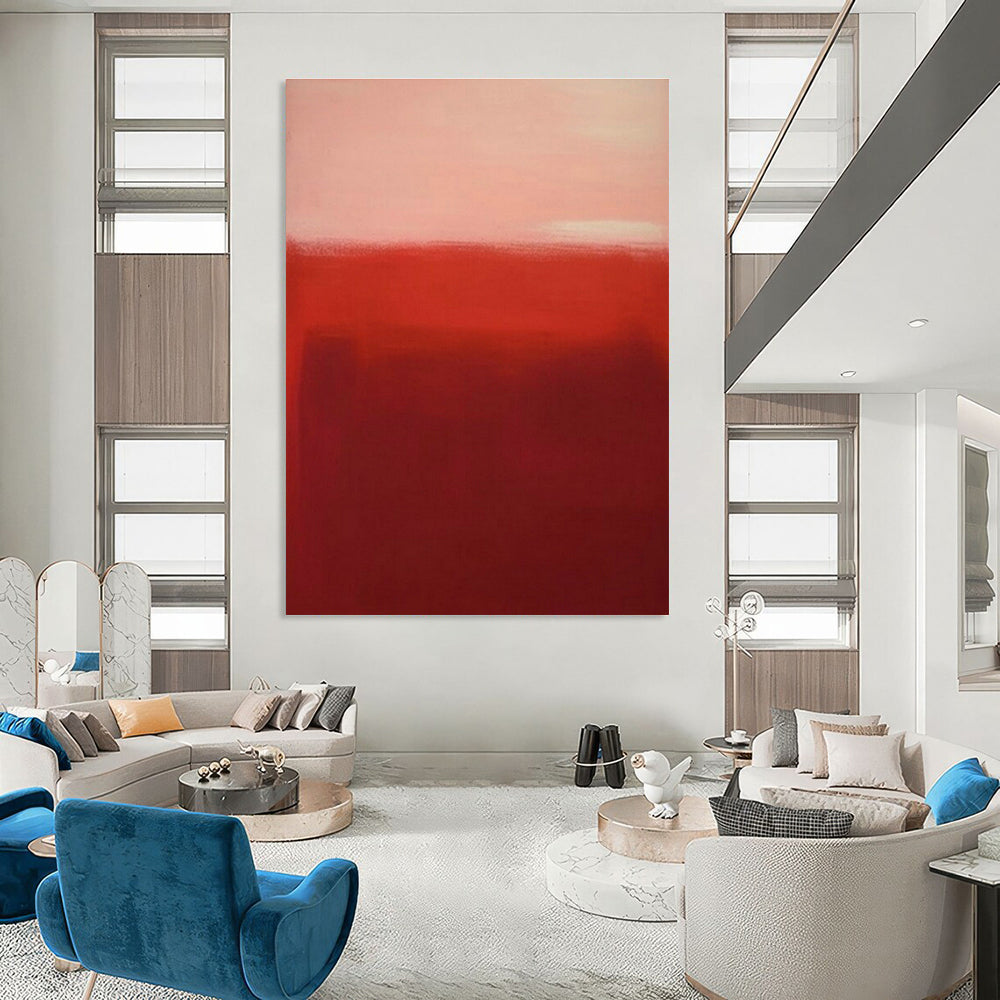 Custom Hand-Painted Abstract Wall Art for Bedroom and Cottage Office DLZ1624