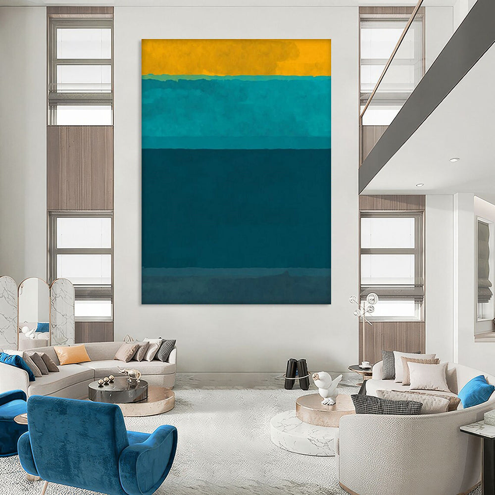Oversized Handmade Abstract Wall Art for Dining Room & Living Room DLZ2323