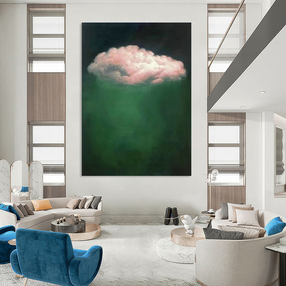 Custom - Crafted Hand - Painted Abstract Art for Cottage Bedroom Window Seats & Office Standing Desks DLZ0598