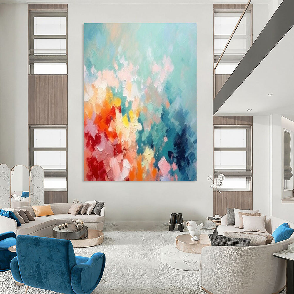Extra-large Custom Handmade Abstract Wall Decor for Cottage Bedroom Canopy Bed Wall and Dining Room Wine Rack Wall DLZ1928