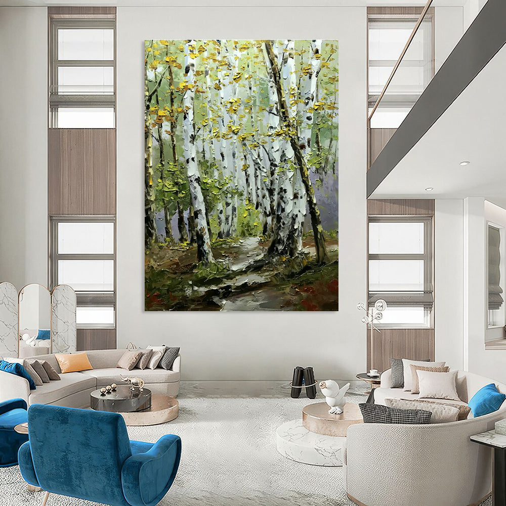Custom Hand - Painted Abstract Art for Cottage Entryway Key Organizers & Office Break Room Refrigerators DLZ0850