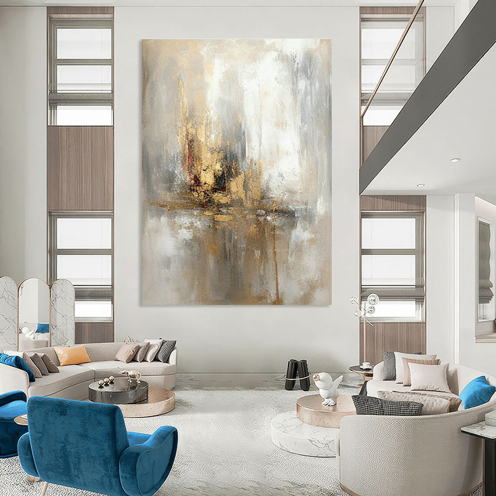 Custom - Made Hand - Painted Abstract Murals for Cottage Office Loft Ceiling Skylight Frames & Bedroom Window Seat Storage Box Hinges DLZ0894