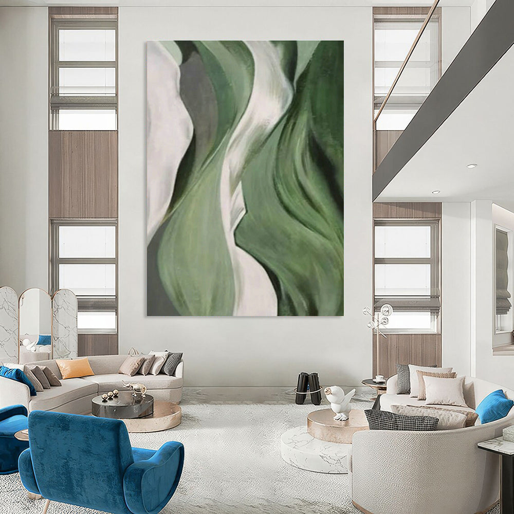 Monumental Custom Abstract Canvas for Bedroom & Office DLZ1061