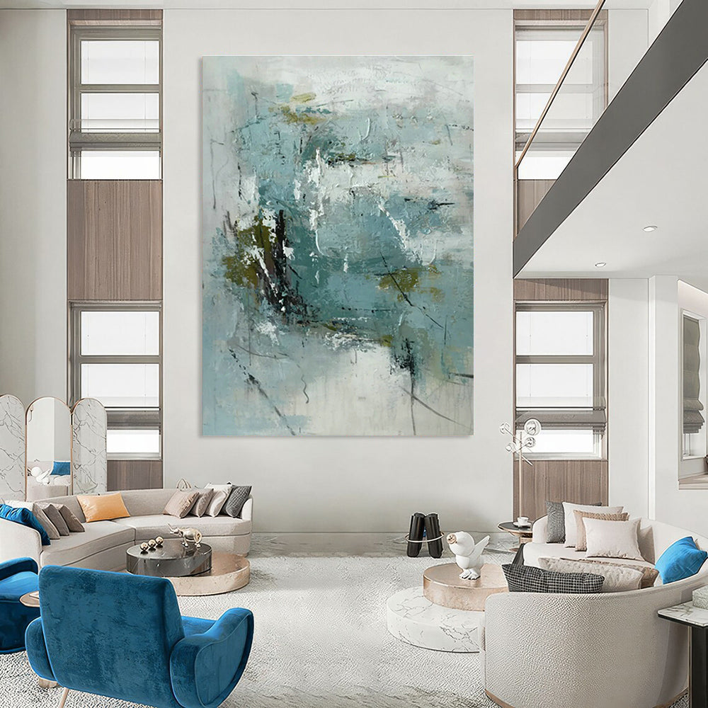 Hand - Painted Custom Abstract Paintings for Bedroom & Dining Room DLZ0558