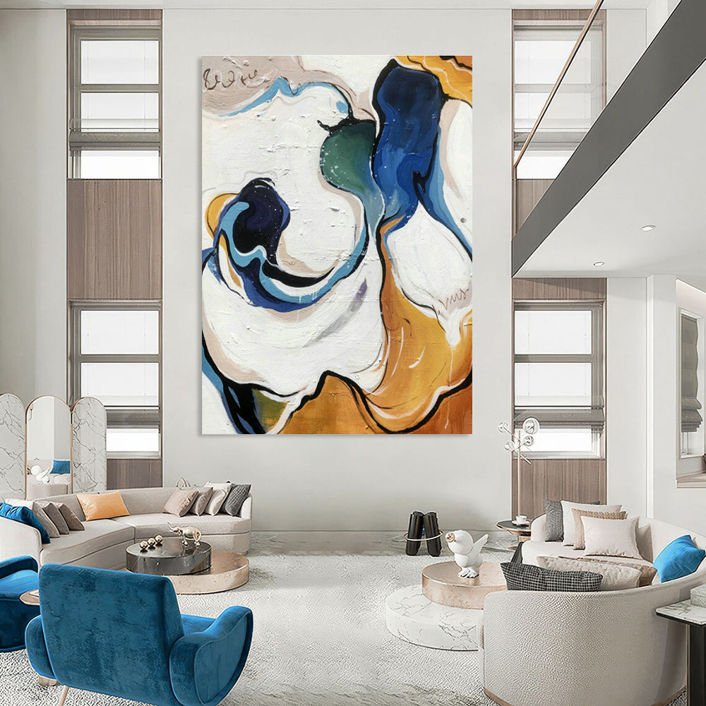 Mammoth, Sound - Responsive Custom Abstract Canvases for Bedroom Ambiance DLZ0465
