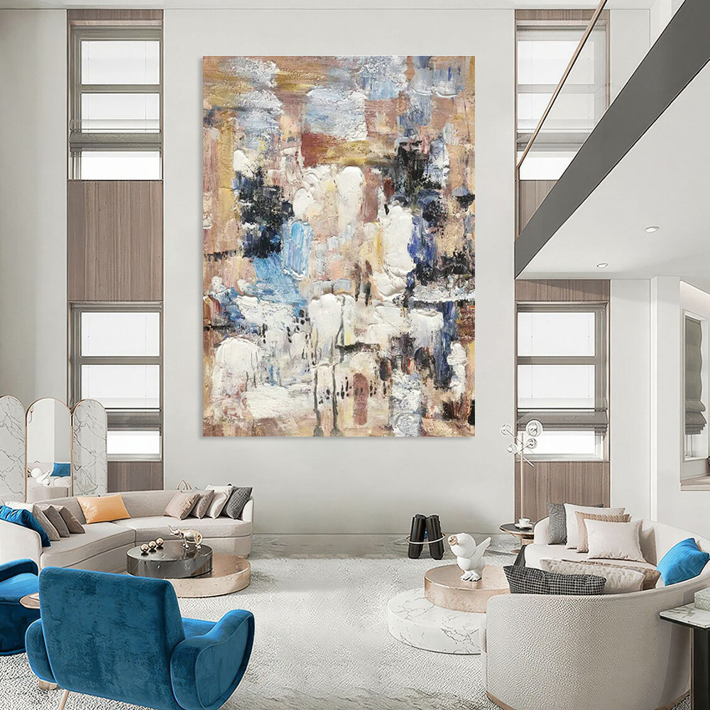 Handmade Oversized Abstract Masterpiece for Bedroom & Hallway DLZ1310