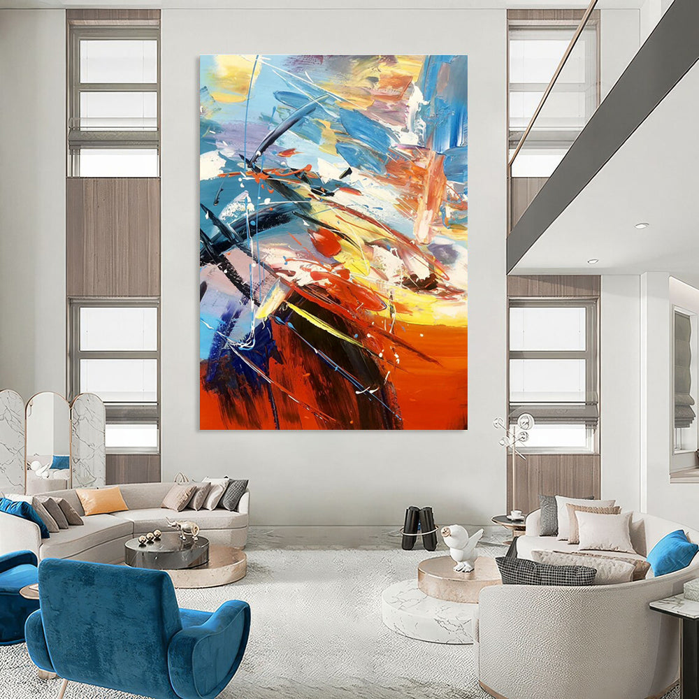 Super - Roomy, Shape - Shifting Custom Abstracts for Cottage Adaptability DLZ0496